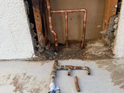Water Heater Line Replacement